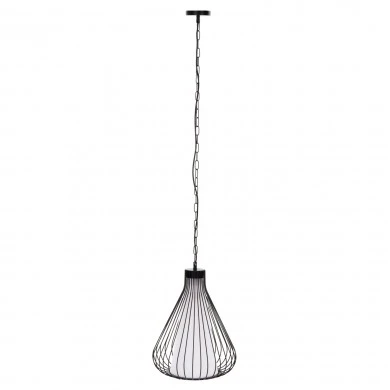 ΦΩΤΙΣΤΙΚΟ ΟΡΟΦΗΣ ΚΡΕΜΑΣΤΟ HM4074 ΜΕΤΑΛΛΙΚΟ ΜΑΥΡΟ ΚΑΠΕΛΟ Φ33x43-141Yεκ.