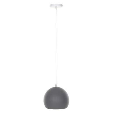 ΦΩΤΙΣΤΙΚΟ ΟΡΟΦΗΣ ΚΡΕΜΑΣΤΟ HM4109 ΓΚΡΙ ΣΦΑΙΡΙΚΟ ΚΑΠΕΛΟ-ΛΕΥΚΟ ΚΑΛΩΔΙΟ Φ20x112Υεκ.