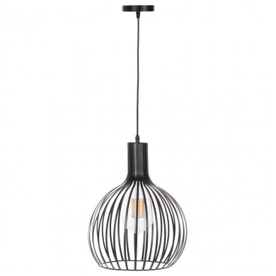 ΦΩΤΙΣΤΙΚΟ ΟΡΟΦΗΣ ΚΡΕΜΑΣΤΟ HM4164 ΜΑΥΡΟ ΜΕΤΑΛΛΙΚΟ ΚΑΠΕΛΟ Φ28x138Υεκ.