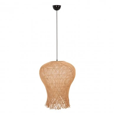 ΦΩΤΙΣΤΙΚΟ ΟΡΟΦΗΣ ΚΡΕΜΑΣΤΟ HM7882 RATTAN ΣΕ ΦΥΣΙΚΟ ΧΡΩΜΑ Φ49x157Υεκ.