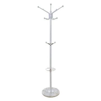 ΚΑΛΟΓΕΡΟΣ ΜΕΤΑΛΛΙΚΟΣ INES HM0039.02 ΠΕΡΙΣΤΡΕΦΟΜΕΝΟΣ ΛΕΥΚΟΣ ΜΕ ΜΑΡΜΑΡΟ φ.37x170 εκ.