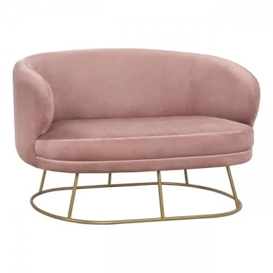 ΚΑΝΑΠΕΣ 2ΘΕΣΙΟΣ ARIEN HM8492.02 ΑΠΟ ΒΕΛΟΥΔΟ ΣΑΠΙΟ ΜΗΛΟ ΜΕ ΧΡΥΣΗ ΒΑΣΗ 125X80X84Y εκ.