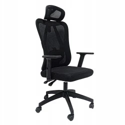 ΚΑΡΕΚΛΑ ΓΡΑΦΕΙΟΥ MEXER HM1195.01 ΜΑΥΡΟ MESH-ΜΕΤΑΛ.ΒΑΣΗ 68x70x136Υεκ.