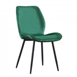 ΚΑΡΕΚΛΑ KLAY ΜΕ ΚΥΠΑΡΙΣΣΙ ΒΕΛΟΥΔΟ & ΜΑΥΡΟ ΜΕΤΑΛΛΙΚΟ ΣΚΕΛΕΤΟ HM8730.03 49X62,5X87 εκ.