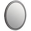 ΚΑΘΡΕΠΤΗΣ ΤΟΙΧΟΥ ΣΤΡΟΓΓΥΛΟΣ ROUNDER HM4503.01 ΑΛΟΥΜΙΝΙΟ ΣΕ ΜΑΥΡΟ-ΦΩΤΙΣΜΟΣ LED Φ80εκ.
