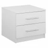 ΚΟΜΟΔΙΝΟ ΜΕΛΑΜΙΝΗΣ CHELSEA HM2220.05 ΛΕΥΚΟ 48x40,5x41,5 εκ.