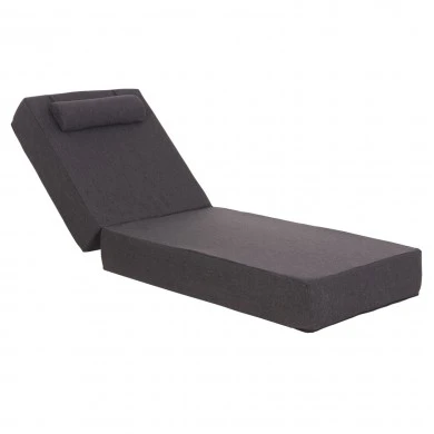 ΜΑΞΙΛΑΡΙ ΞΑΠΛΩΣΤΡΑΣ KIHEI HM21094.03 OLEFIN ΣΚΟΥΡΟ ΓΚΡΙ ΜΕ FOAM 198x70x20Υεκ