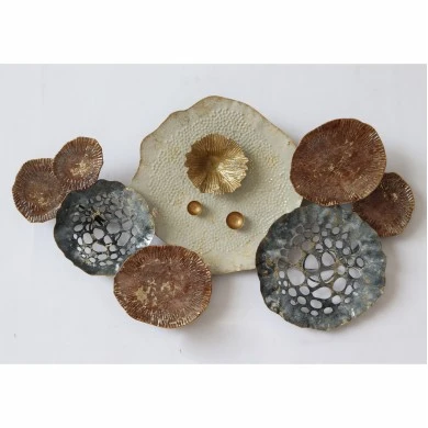 ΜΕΤΑΛΛΙΚΟ ΔΙΑΚΟΣΜΗΤΙΚΟ ΤΟΙΧΟΥ HM7162 ΑΝΘΡΑΚΙ ΚΕΡΑΜΙΔΙ 65x5x38Υ εκ.