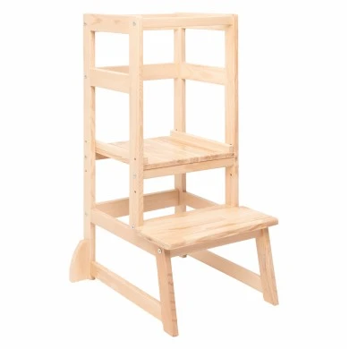 ΠΑΙΔΙΚΟΣ ΠΥΡΓΟΣ ΕΚΜΑΘΗΣΗΣ Τ.MONTESSORI ΞΥΛΙΝΟΣ MIKO HM9291 ΦΥΣΙΚΟ 45,7x51x90Y εκ.