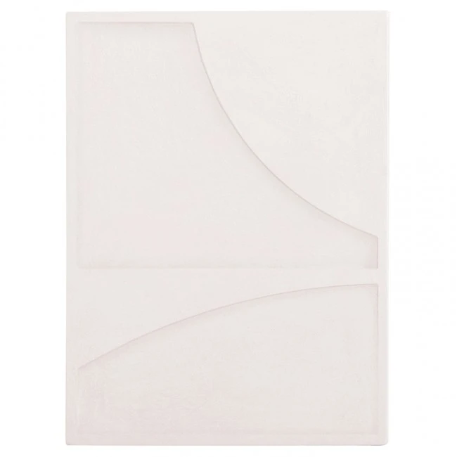 ΠΙΝΑΚΑΣ ΟΡΘΟΓΩΝΙΟΣ ΣΕΙΡΑ SANTORINI HM4509 MDF ΥΠΟΛΕΥΚΟ ΧΡΩΜΑ 60x4(πάχος)x80Υεκ.