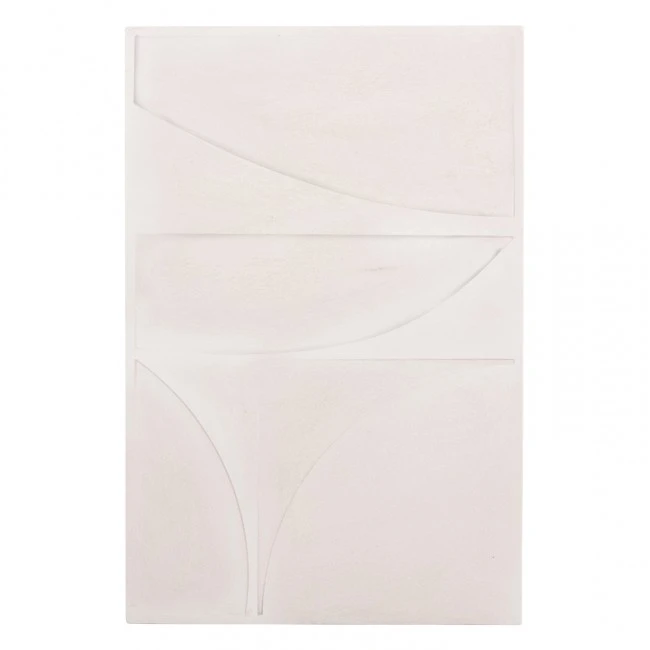 ΠΙΝΑΚΑΣ ΣΕΙΡΑ SANTORINI HM4505 MDF ΣΕ ΥΠΟΛΕΥΚΟ ΧΡΩΜΑ 80x4(πάχος)x120Υεκ.