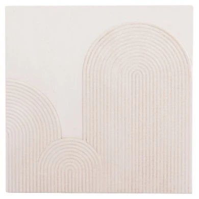 ΠΙΝΑΚΑΣ ΤΕΤΡΑΓΩΝΟΣ ΣΕΙΡΑ SANTORINI HM4517 MDF ΣΕ ΥΠΟΛΕΥΚΟ ΧΡΩΜΑ 80x4,5(πάχος)x80Υεκ.