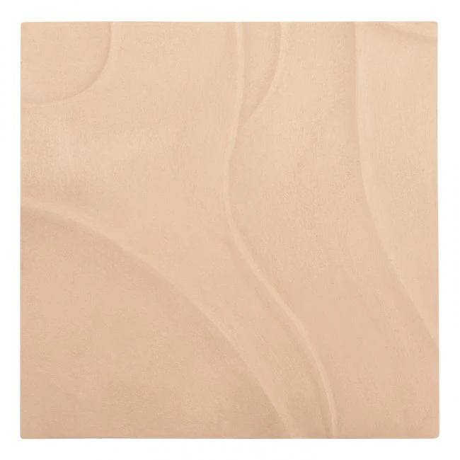 ΠΙΝΑΚΑΣ ΤΕΤΡΑΓΩΝΟΣ ΣΕΙΡΑ SANTORINI HM4520 MDF ΣΕ ΜΠΕΖ ΧΡΩΜΑ 80x4(πάχος)x80Υεκ.