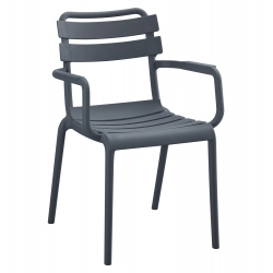 ΠΟΛΥΘΡΟΝΑ ΠΟΛΥΠΡΟΠΥΛΕΝΙΟΥ PHILLY HM6123.03 ΓΚΡΙ 58,5x49x83,5Υεκ.