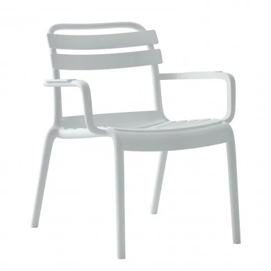 ΠΟΛΥΘΡΟΝΑ ΣΑΛΟΝΙΟΥ ΠΟΛΥΠΡΟΠΥΛΕΝΙΟΥ KORVER HM6333.01 ΛΕΥΚΗ 63.5x65x76Υεκ.