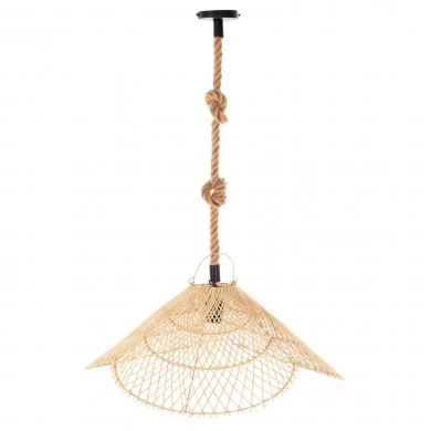 ΣΕΤ ΦΩΤΙΣΤΙΚΟ ΟΡΟΦΗΣ ΚΡΕΜΑΣΤΟ HM11925.02 ΣΧΟΙΝΙ ΚΑΙ ΦΥΣΙΚΟ RATTAN Φ58,5Χ131Υεκ.