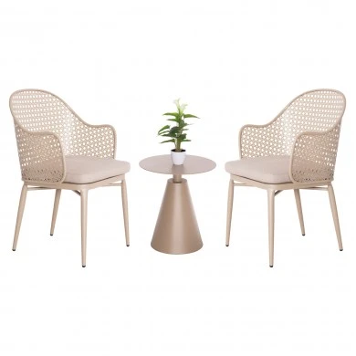 ΣΕΤ LOUNGE 3TMX ΕΞ.ΧΩΡΟΥ OREGO HM21106.03 ΑΛΟΥΜΙΝΙΟ ΣΕ ΚΑΠΟΥΤΣΙΝΟ