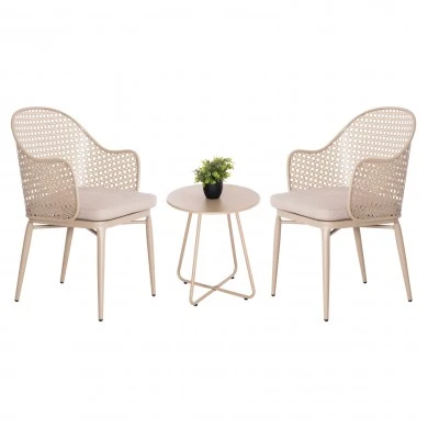 ΣΕΤ LOUNGE 3TMX ΕΞ.ΧΩΡΟΥ OREGO HM21107.03 ΑΛΟΥΜΙΝΙΟ & ΜΕΤΑΛΛΟ ΣΕ ΚΑΠΟΥΤΣΙΝΟ