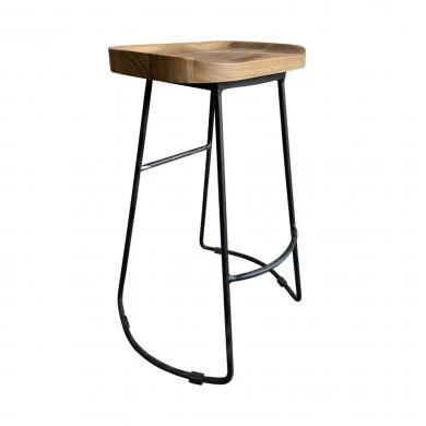 ΣΚΑΜΠΟ ΑΠΟ ΞΥΛΟ ΤΟΟΝ-ΜΕΤΑΛΛΟ ΣΕ ΜΑΥΡΟ-ΦΥΣΙΚΟ 48Χ40,5Χ71Yεκ.HM9333.01