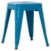 ΣΚΑΜΠΟ ΜΕΤΑΛΛΙΚΟ MELITA HM0096.48 ΣΕ ΜΠΛΕ ΧΡΩΜΑ 37x37x45Υεκ.