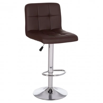 ΣΚΑΜΠΟ ΜΠΑΡ ΠΕΡΙΣΤΡΕΦΟΜΕΝΟ DIANA HM202.23 ΚΑΦΕ PU--ΜΕΤΑΛΛΟ ΧΡΩΜΙΟ 44x52x109Υεκ.