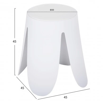 ΣΚΑΜΠΟ ΠΟΛΥΠΡΟΠΥΛΕΝΙΟΥ DENTY HM9619.01 ΛΕΥΚΟ-ΚΑΘΙΣΜΑ PU Φ30x45Υεκ