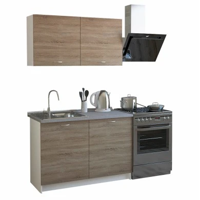 ΣΥΝΘΕΣΗ ΚΟΥΖΙΝΑΣ BLAINE ΜΕΛΑΜΙΝΗ SONAMA-ΛΕΥΚΟ HM2439 120x46-29,2εκ.