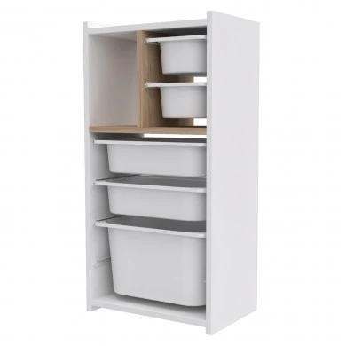 ΣΥΡΤΑΡΙΕΡΑ SANI HM18209.01 ΜΕΛΑΜΙΝΗ ΣΕ ΛΕΥΚΟ-ΣΟΝΟΜΑ & ΛΕΥΚΑ ΣΥΡΤΑΡΙΑ P.E. 45,5x30x90Υεκ.