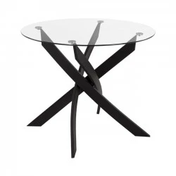 ΤΡΑΠΕΖΙ ΚΟΥΖΙΝΑΣ ΣΤΡΟΓΓΥΛΟ ΜΕΤΑΛΛΙΚΟ JAFARU ΜΑΥΡΟ ΜΕ ΓΥΑΛΙ ΑΣΦΑΛΕΙΑΣ Φ90X75Yεκ. HM8499.01 ΤΡΑΠΕΖΙ ΚΟΥΖΙΝΑΣ ΣΤΡΟΓΓΥΛΟ ΜΕΤΑΛΛΙΚΟ JAFARU ΜΑΥΡΟ ΜΕ ΓΥΑΛΙ ΑΣΦΑΛΕΙΑΣ Φ90X75Yεκ. HM8499.01