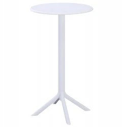 ΤΡΑΠΕΖΙ ΜΠΑΡ ΣΤΡΟΓΓΥΛΟ TERRIN HM6126.11 ΠΟΛΥΠΡΟΠΥΛΕΝΙΟ ΛΕΥΚΟ Φ60x106Υεκ. ΤΡΑΠΕΖΙ ΜΠΑΡ ΣΤΡΟΓΓΥΛΟ TERRIN HM6126.11 ΠΟΛΥΠΡΟΠΥΛΕΝΙΟ ΛΕΥΚΟ Φ60x106Υεκ.