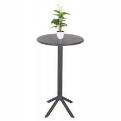 ΤΡΑΠΕΖΙ ΜΠΑΡ ΣΤΡΟΓΓΥΛΟ TERRIN HM6126.20 ΠΟΛΥΠΡΟΠΥΛΕΝΙΟ ΓΚΡΙ Φ60x106Υεκ. ΤΡΑΠΕΖΙ ΜΠΑΡ ΣΤΡΟΓΓΥΛΟ TERRIN HM6126.20 ΠΟΛΥΠΡΟΠΥΛΕΝΙΟ ΓΚΡΙ Φ60x106Υεκ.