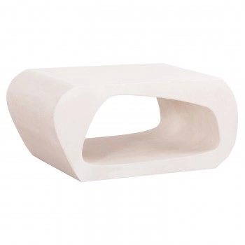 ΤΡΑΠΕΖΙ ΣΑΛΟΝΙΟΥ ΣΕΙΡΑ SANTORINI HM18071 MDF ΣΕ ΥΠΟΛΕΥΚΟ ΧΡΩΜΑ 100x60x45Υεκ.