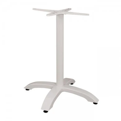 ΒΑΣΗ ΑΛΟΥΜΙΝΙΟΥ HM460.02 ΛΕΥΚΗ ΜΑΤ 66Χ66Χ72Υεκ. ΜΕ ΣΤΑΥΡΟ 48Χ48εκ.