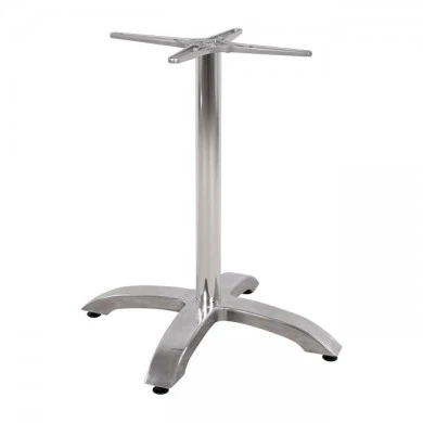 ΒΑΣΗ ΑΛΟΥΜΙΝΙΟΥ HM460.03 ΧΡΩΜΙΟΥ 66Χ66Χ72Υεκ. ΜΕ ΣΤΑΥΡΟ 48Χ48εκ.