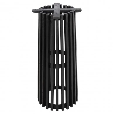 ΒΑΣΗ BAR STAND ΕΣΩΤ.ΧΩΡΟΥ ΜΕΣ.ΥΨΟΥΣ ΣΤΡΟΓΓΥΛΗ FRANTZ HM9857.12 MINDI ΞΥΛΟ ΣΕ ΜΑΥΡΟ Φ40x90Υεκ.