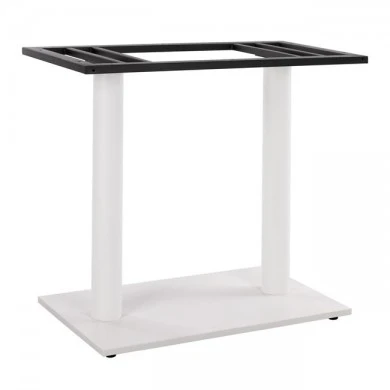 ΒΑΣΗ ΜΕΤΑΛΛΙΚΗ ΔΙΠΛΗ ΛΕΥΚΗ ΜΑΤ 80Χ40Χ72Υεκ. ΜΕ ΡΕΓΟΥΛΑΤΟΡΟΥΣ HM435.12