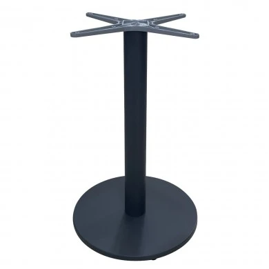 ΒΑΣΗ ΤΡΑΠΕΖΙΟΥ ΑΛΟΥΜΙΝΙΟΥ ΣΤΡΟΓΓΥΛΗ ΓΚΡΙ HM476.20 ΣΤΑΥΡΟΣ 48Χ48εκ Φ45Χ72Υεκ.