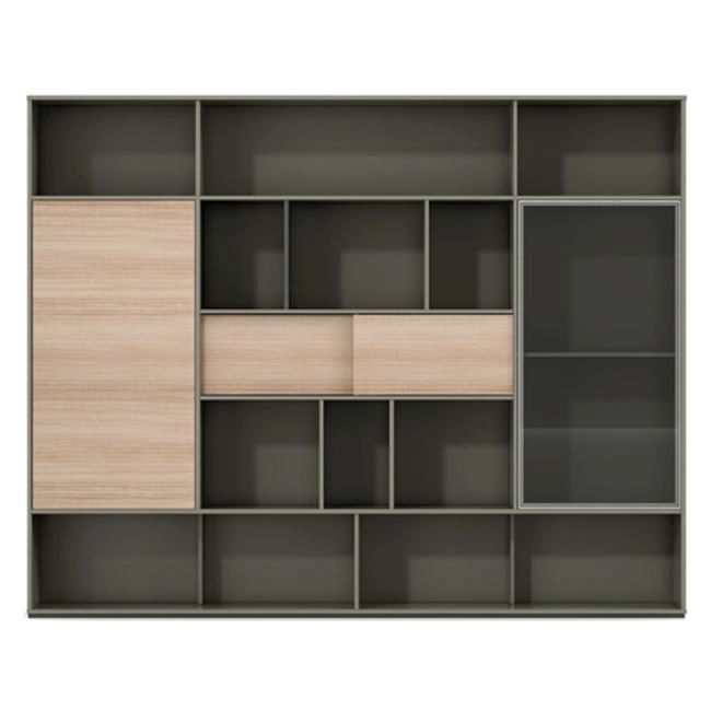 ΒΙΒΛΙΟΘΗΚΗ ΓΡΑΦΕΙΟΥ ΕΠΑΓΓΕΛΜΑΤΙΚΗ LUX SERIES 240Χ40Χ190Υεκ. ΣΤΑΧΤΙ ΜΟΚΑ HM2120