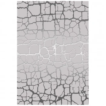 ΧΑΛΙ ΣΑΛΟΝΙΟΥ ΜΕ ΚΡΟΣΙΑ JOSIANE ΓΚΡΙ HM7675.19 160X230 εκ.