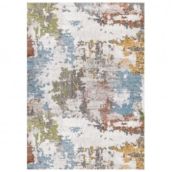 ΧΑΛΙ ΣΑΛΟΝΙΟΥ ΜΕ ΚΡΟΣΙΑ JOSIANE HM7677.09 ΠΟΛΥΧΡΩΜΟ 120X170 εκ.