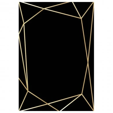 ΧΑΛΙ ΣΑΛΟΝΙΟΥ ΜΕ ΚΡΟΣΙΑ JOSIANE ΜΑΥΡΟ HM7676.30 80X150εκ.