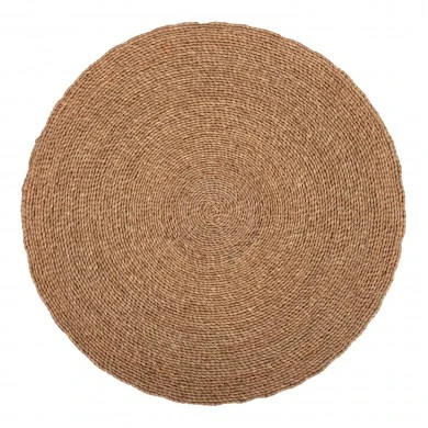 ΧΑΛΙ ΣΤΡΟΓΓΥΛΟ CRATER HM7849 MENDONG GRASS ΣΕ ΦΥΣΙΚΟ ΧΡΩΜΑ Φ150εκ.