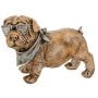 DECO GOLD POLYRESIN DOG WITH SUNGLASSES 22X12X15CM