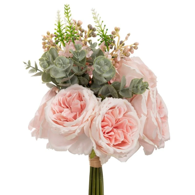 ARTIFICIAL PINK PEONIA BOUQUET X6 26CM