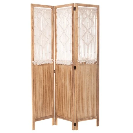 3 PANEL WOOD ROOM DIVIDER 120X170CM