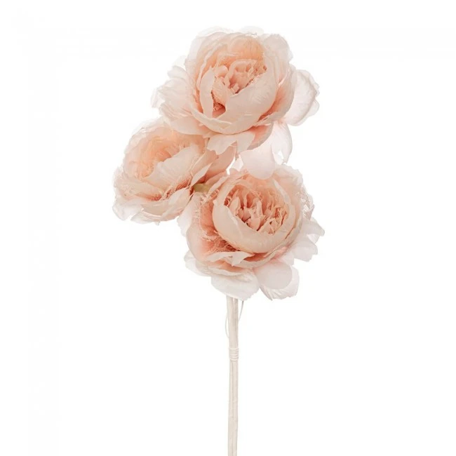 ARTIFICIAL LIGHT PINK DAVID AUSTIN ROSE BOUQUET