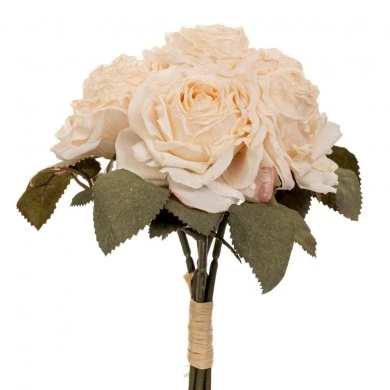ARTIFICIAL WHITE ROSE ROSE BOUQUET