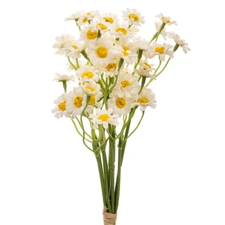 ARTIFICIAL WHITE DAISY BOUQUET