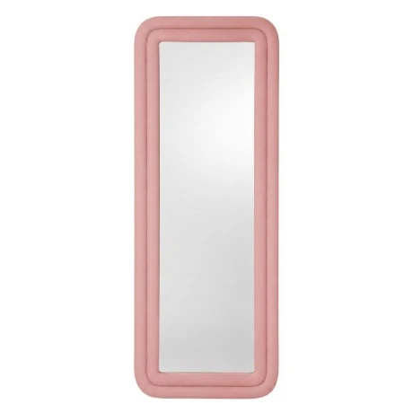 PINK PLUSH FLOOR MIRROR 60X162CM