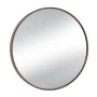 BROWN CIRCLE METAL MIRROR D50CM